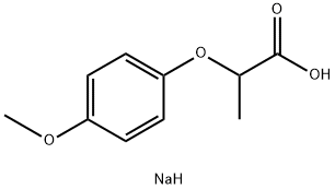 (+/-)-2-(P-METHOXYPHENOXY)PROPIONIC ACID Struktur