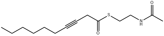 3-decynoyl-N-acetylcysteamine Structure