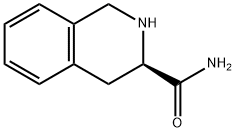 (R)-1,2,3,4-TETRAHYDRO-ISOQUINOLINE-3-CARBOXYLIC ACID AMIDE, 150448-64-9, 结构式