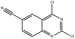 2,4-二氯喹唑啉-6-甲腈, 150449-98-2, 结构式