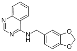 N-(1,3-BENZODIOXOL-5-YLMETHYL)-4-QUINAZOLINAMINE Structure