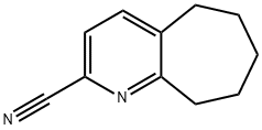 6,7,8,9-TETRAHYDRO-5H-CYCLOHEPTA[B]PYRIDINE-2-CARBONITRILE Struktur