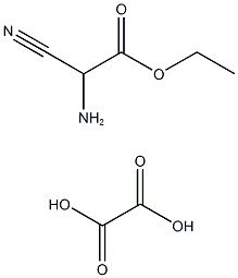 ethyl 2-amino-2-cyanoacetate oxalate 化学構造式