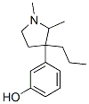 3-(1,2-Dimethyl-3-propyl-3-pyrrolidinyl)phenol Struktur