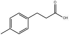3-(4-メチルフェニル)プロピオン酸 化学構造式