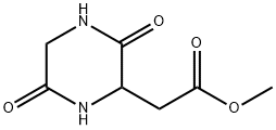 2-Piperazineaceticacid,3,6-dioxo-,methylester(9CI) Structure