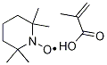 4-メタクリロイルオキシ-2,2,6,6-テトラメチルピペリジン1-オキシルフリーラジカル 化学構造式