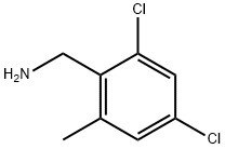 2,4-ジクロロ-6-メチルベンジルアミン, 98+% 化学構造式