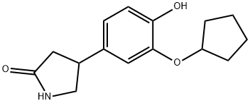 (-Desmethyl-Rolipram 化学構造式