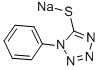 1-PHENYL-1H-TETRAZOLE-5-THIOL SODIUM SALT Structure