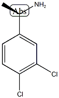 Benzenemethanamine, 3,4-dichloro-a-methyl-, (R)- 化学構造式
