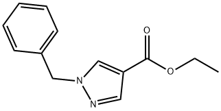 Ethyl 1-benzyl-1H-pyrazole-4-carboxylate Struktur