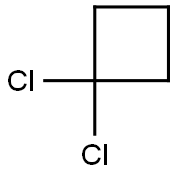 1,1-Dichlorocyclobutane 结构式