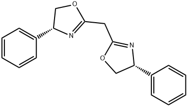 (R,R)-2,2'-METHYLENEBIS(4-PHENYL-2-OXAZOLINE) Struktur