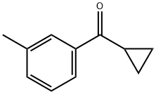 シクロプロピル3-メチルフェニルケトン 化学構造式