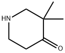 3,3-DIMETHYLPIPERIDIN-4-ONE 化学構造式