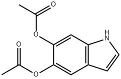 5,6-二乙酰氧基吲哚, 15069-79-1, 结构式