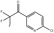 Ethanone, 1-(6-chloro-3-pyridinyl)-2,2,2-trifluoro- (9CI) Structure