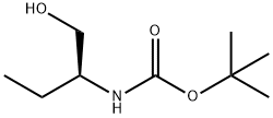 N-叔丁氧羰基-(S)-(-)-2-氨基-1-丁醇, 150736-72-4, 结构式