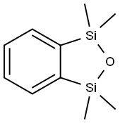 1,3-DIHYDRO-1,1,3,3-TETRAMETHYL-2,1,3-BENZOXADISILOLE 化学構造式