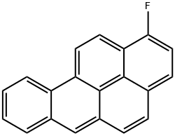 1-フルオロベンゾ[a]ピレン 化学構造式