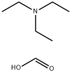 甲酸-三乙胺(5:2)加成的化合物,15077-13-1,结构式