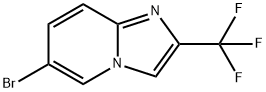 IMIDAZO[1,2-A]PYRIDINE, 6-BROMO-2-(TRIFLUOROMETHYL)- Struktur