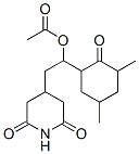 [1-(3,5-dimethyl-2-oxo-cyclohexyl)-2-(2,6-dioxo-4-piperidyl)ethyl] acetate Struktur