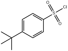 4-tert-ブチルベンゼンスルホニルクロリド 化学構造式