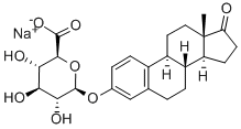 エストロン3-(Β-D-グルクロニド) ナトリウム塩 化学構造式