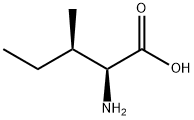 (2S,3R)-2-アミノ-3-メチル吉草酸 化学構造式