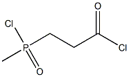 (Chloro)[2-(chloroformyl)ethyl](methyl)phosphine oxide Structure