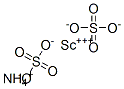 ammonium scandium(3+) disulphate Struktur