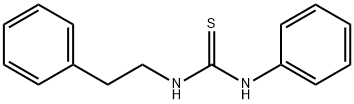 1-フェニル-3-フェネチルチオ尿素 化学構造式