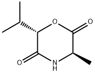 2,5-Morpholinedione,3-methyl-6-(1-methylethyl)-,(3R-trans)-(9CI)|