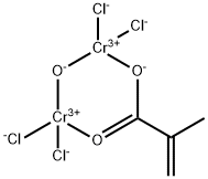 2-甲基丙烯酸四氯化铬,15096-41-0,结构式