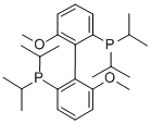 (S)-(-)-2,2'-Bis(di-i-propylphosphino)-6,6'-dimethoxy-1,1'-biphenyl,min.97% Structure