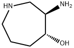 1H-Azepin-4-ol,3-aminohexahydro-,(3R,4R)-(9CI) Structure