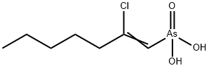 2-Chloro-1-heptenylarsonic acid|