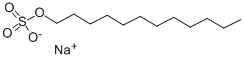十二醇硫酸钠,151-21-3,结构式