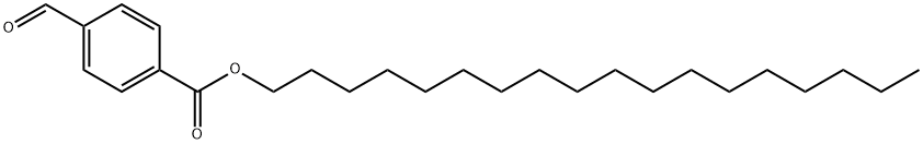 4-甲酰基苯甲酸十八烷基酯 结构式