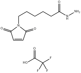 EPSILON-马来酰亚胺基己酰肼单(三氟乙酸)盐, 151038-94-7, 结构式