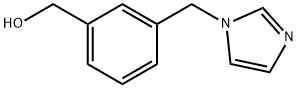 [3-(1H-IMIDAZOL-1-YLMETHYL)PHENYL]METHANOL 化学構造式