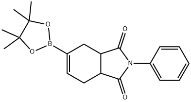 3A,4,7,7A-TETRAHYDRO-2-PHENYL-5-(4,4,5,5-TETRAMETHYL-1,3,2-DIOXABOROLAN-2-YL)-1H-ISOINDOLE-1,3(2H)-DIONE|