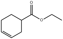3-シクロヘキセン-1-カルボン酸エチル 化学構造式