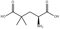 4,4-ジメチル-L-グルタミン酸 化学構造式