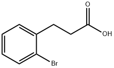 3-(2-溴苯基)丙酸, 15115-58-9, 结构式