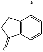 4-ブロモ-1-インダノン 臭化物 化学構造式