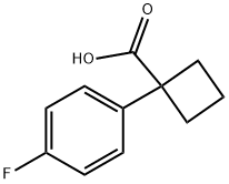 1-(4-FLUOROPHENYL)CYCLOBUTANECARBOXYLIC ACID Structure