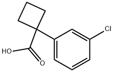 1-(3-CHLOROPHENYL)CYCLOBUTANECARBOXYLIC ACID Struktur